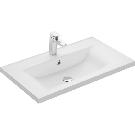 Тумба подвесная с раковиной Акватон Мадрид 120 см 1A1687K2MA010, белый - фото 4