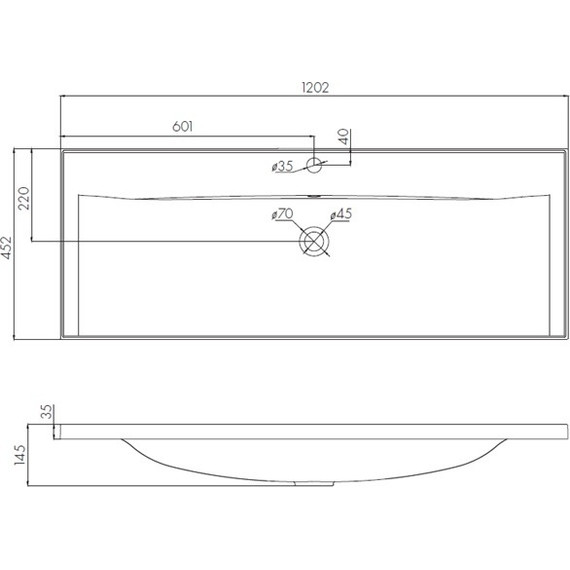 Тумба подвесная с раковиной Акватон Диор 120 см 1A1106K2DR010, белый - фото 8