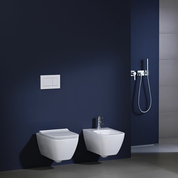 Унитаз подвесной безободковый Geberit Smyle Square 500.683.01.1 с крышкой микролифт - фото, картинка 7 Унитаз подвесной безободковый Geberit Smyle Square 500.683.01.1 с крышкой микролифт - фото 7