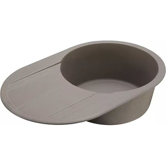 Кухонная мойка Акватон Амира 1A712932AI250, серый шёлк, Цвет производителя: серый шёлк - фото 2