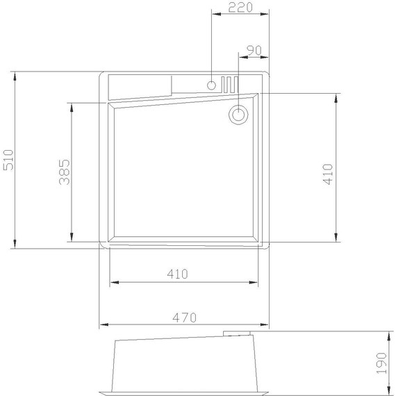 Кухонная мойка Акватон Парма 1A713032PM260, латте, Цвет производителя: латте - фото 4