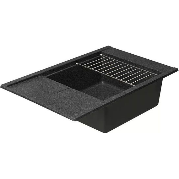 Кухонная мойка Акватон Делия 1A715132DE210, графит, Цвет производителя: графит - фото 5