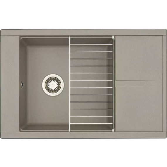 Кухонная мойка Акватон Делия 1A715132DE250, серый шёлк, Цвет производителя: серый шёлк - фото 3