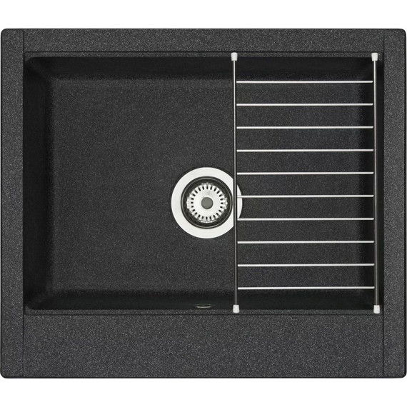 Кухонная мойка Акватон Делия 1A715232LD210, графит, Цвет производителя: графит - фото 2