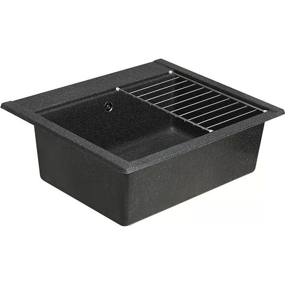 Кухонная мойка Акватон Делия 1A715232LD210, графит, Цвет производителя: графит - фото 4