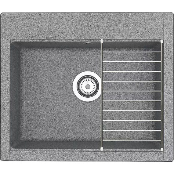 Кухонная мойка Акватон Делия 1A715232LD230, серый, Цвет производителя: серый - фото 2