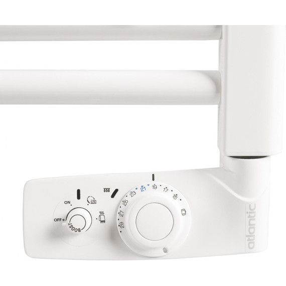 Полотенцесушитель электрический Atlantic Narrow 500W П22 1230x400 мм 850308, белый - фото 3