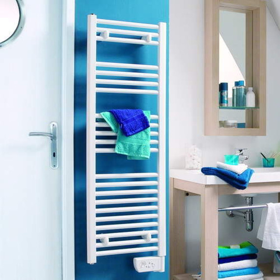 Полотенцесушитель электрический Atlantic Narrow 500W П22 1230x400 мм 850308, белый - фото 5