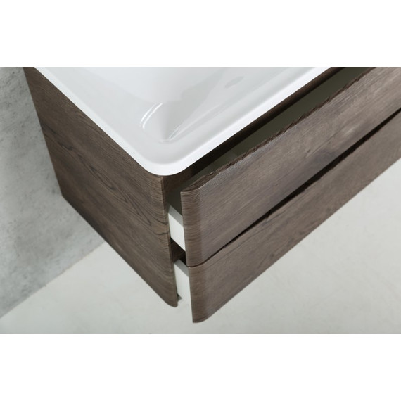 Тумба подвесная с раковиной BelBagno ACQUA-1000-2C-SO-RNG 100 см, Rovere Nature Grigio, Цвет фасада: Rovere Nature Grigio - фото, картинка 3 Тумба подвесная с раковиной BelBagno ACQUA-1000-2C-SO-RNG 100 см, Rovere Nature Grigio, Цвет фасада: Rovere Nature Grigio - фото 3