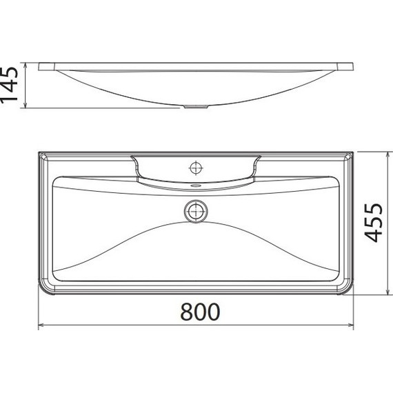 Тумба подвесная с раковиной BelBagno ACQUA-800-2C-SO-RNG 80 см, Rovere Nature Grigio, Цвет фасада: Rovere Nature Grigio - фото 6