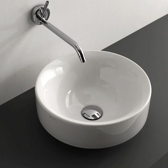 Раковина врезная на столешницу Kerasan Cento 45 см 355701 - фото 2