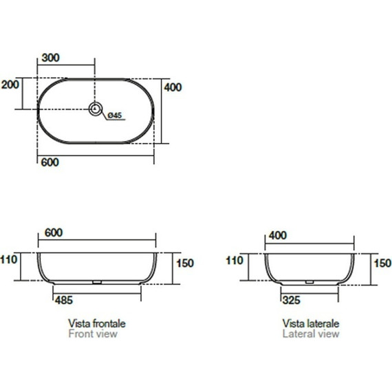 Раковина-чаша Kerasan Nolita 60 см 534311*0, verde - фото 2