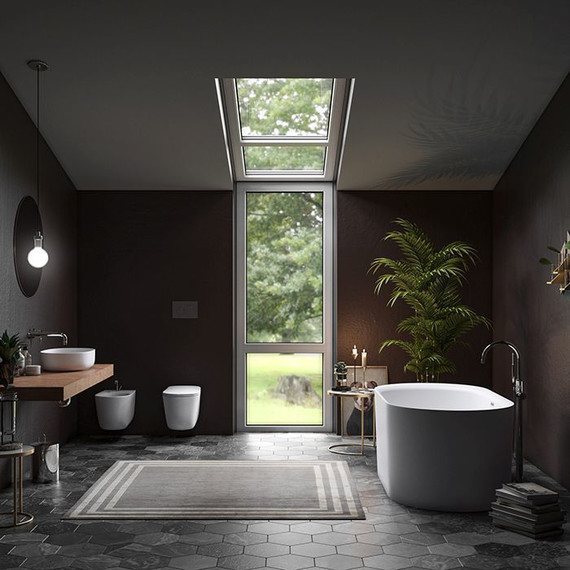 Биде подвесное Kerasan Nolita 532530*1, белый матовый - фото 3