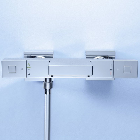 Смеситель для ванны с термостатом Grohe Grohtherm Cube 34497000 - фото, картинка 2 Смеситель для ванны с термостатом Grohe Grohtherm Cube 34497000 - фото 2