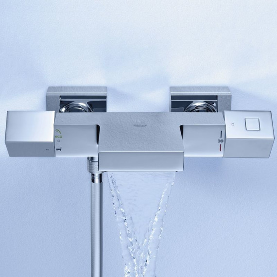 Смеситель для ванны с термостатом Grohe Grohtherm Cube 34497000 - фото, картинка 4 Смеситель для ванны с термостатом Grohe Grohtherm Cube 34497000 - фото 4