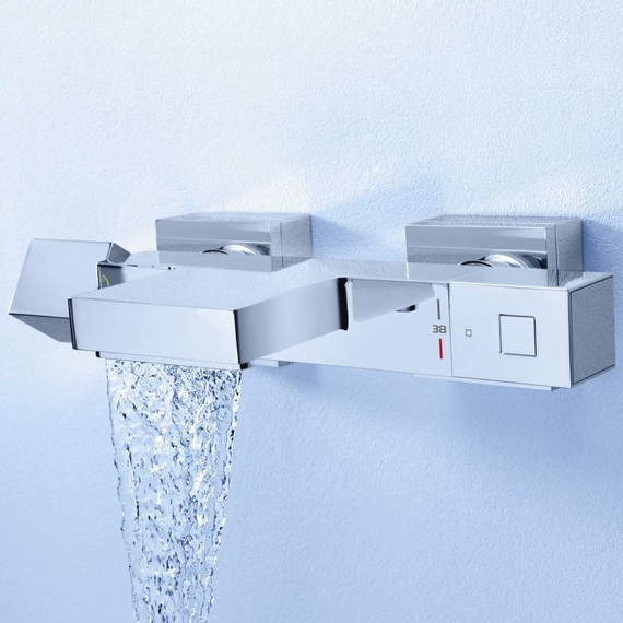 Смеситель для ванны с термостатом Grohe Grohtherm Cube 34497000 - фото, картинка 5 Смеситель для ванны с термостатом Grohe Grohtherm Cube 34497000 - фото 5