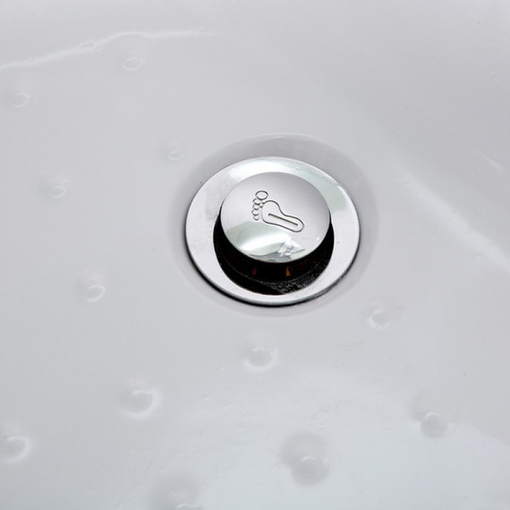 Душевая кабина Deto L910 100х100 см, хром/узор (безсиликоновая сборка) - фото 12