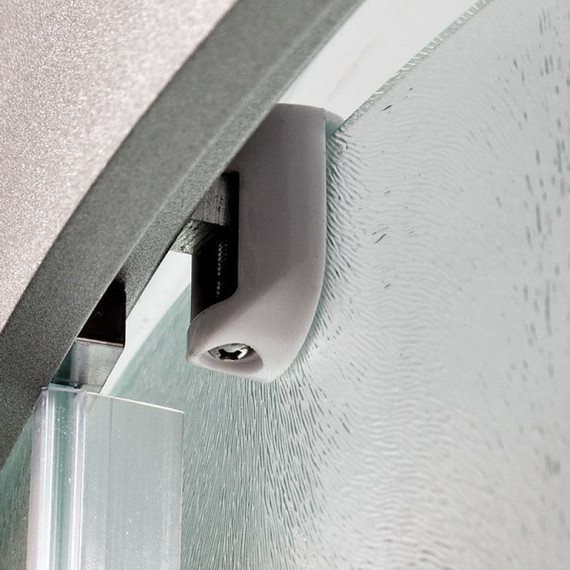 Душевая кабина Deto L910 100х100 см, хром/узор (безсиликоновая сборка) - фото 13