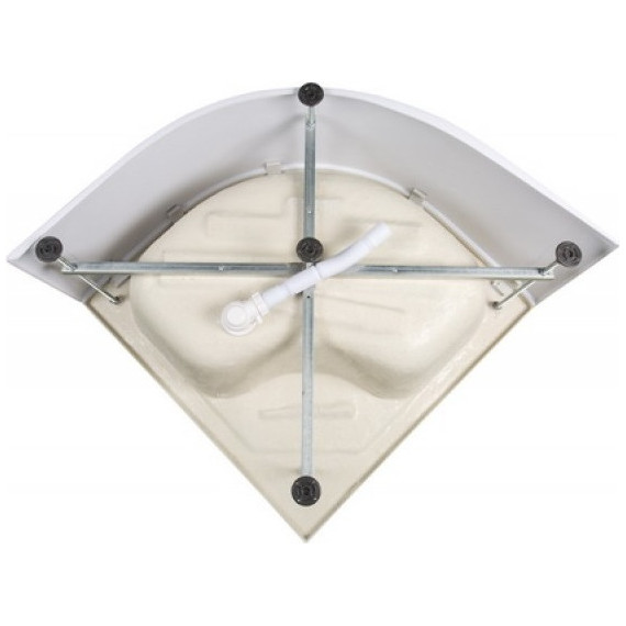 Душевая кабина Deto L910 100х100 см, хром/узор (безсиликоновая сборка) - фото 6