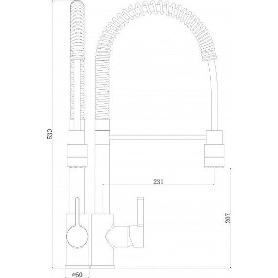 Смеситель для кухни Florentina Орион FL 313.30H.1223.910, хром - фото 2