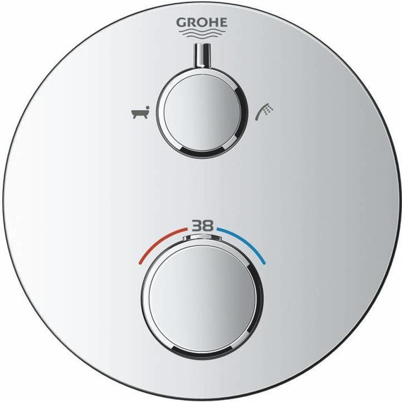 Смеситель для ванны с термостатом Grohe Grohtherm 24077000 - фото 2
