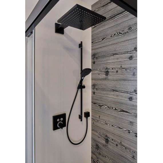 Верхний душ Hansgrohe Raindance E 300 1jet 26238670, латунь, черный - фото 2