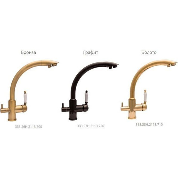 Смеситель для кухни Florentina Шале 333.27H.2113.720, графит - фото 2