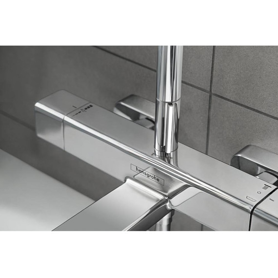 Душевая стойка с термостатом Hansgrohe Croma E Showerpipe 280 1jet 27687000 - фото, картинка 2 Душевая стойка с термостатом Hansgrohe Croma E Showerpipe 280 1jet 27687000 - фото 2