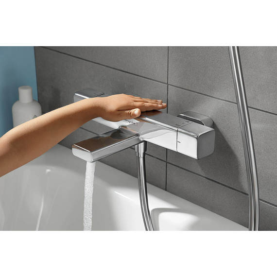 Смеситель для ванны с термостатом Hansgrohe Ecostat E 15774000 - фото, картинка 2 Смеситель для ванны с термостатом Hansgrohe Ecostat E 15774000 - фото 2