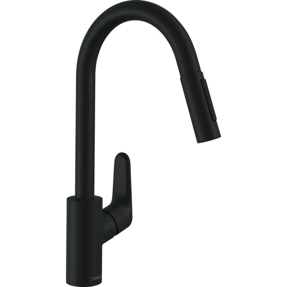 Смеситель для кухни Hansgrohe Focus 240 31815670, черный - фото 