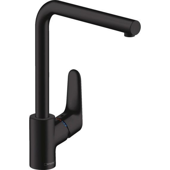 Смеситель для кухни Hansgrohe Focus 280 31817670, черный - фото 