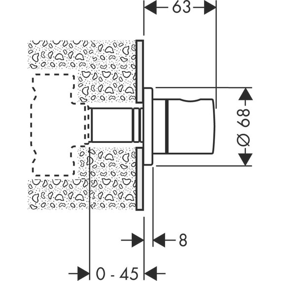 Вентиль Hansgrohe 15972000 - фото 2