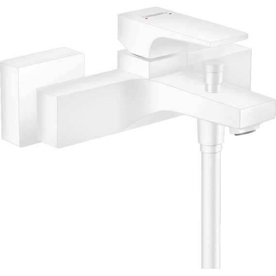Смеситель для ванны Hansgrohe Metropol 32540700, белый - фото 