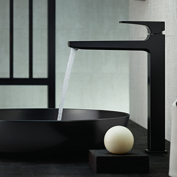 Смеситель для раковины высокий Hansgrohe Metropol 260 32512670, черный - фото 2