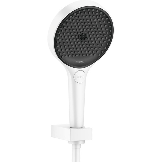 Душевой гарнитур Hansgrohe Rainfinity 130 3jet 160 cm 26851700, белый матовый - фото 