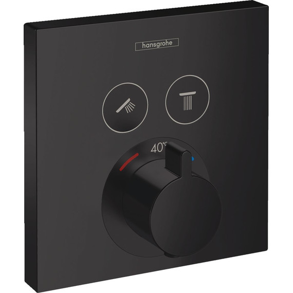 Термостат для душа Hansgrohe Shower Select 15763670, черный - фото 
