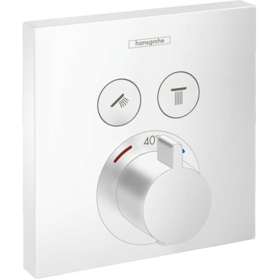 Термостат для душа с термостатом Hansgrohe Shower Select 15763700, белый - фото 