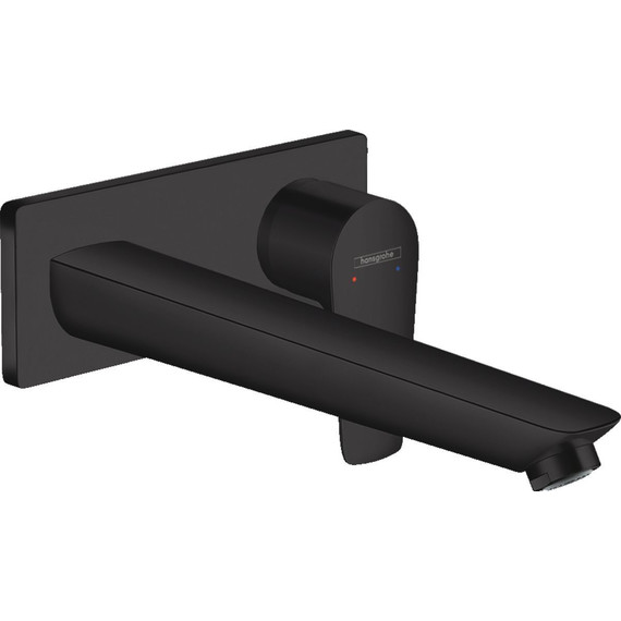 Смеситель для раковины настенный Hansgrohe Talis E 71734670, черный - фото 
