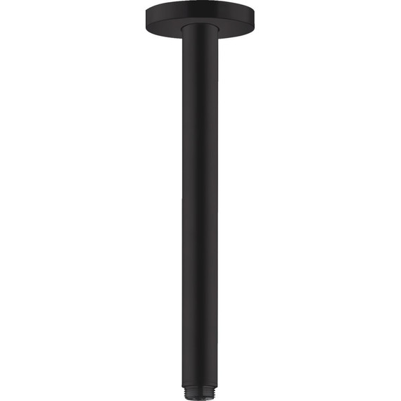 Кронштейн потолочный для верхнего душа Hansgrohe S 300 мм 27389670, черный - фото 