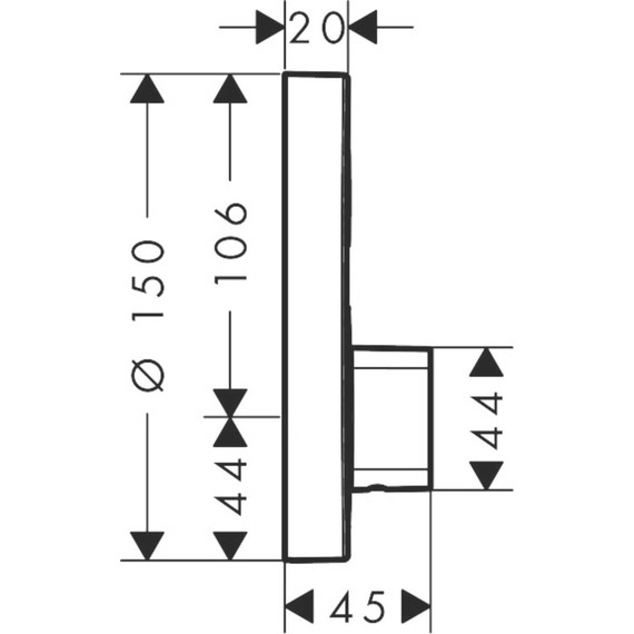 Смеситель для душа Hansgrohe ShowerSelect S 15747000 - фото 4
