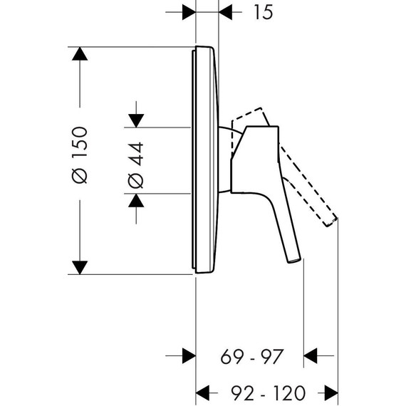 Смеситель для душа Hansgrohe Talis S 72605000 - фото 2