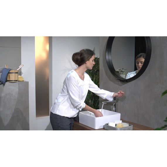 Смеситель для раковины высокий Hansgrohe Talis Select E 240 71752000 - фото 4