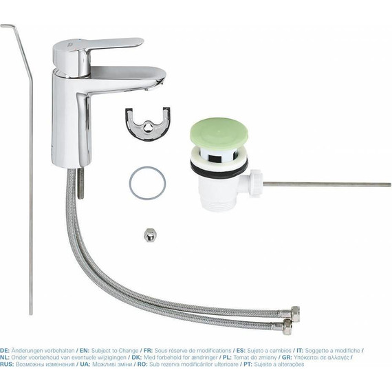 Смеситель для раковины Grohe BauEdge 23328000 - фото, картинка 2 Смеситель для раковины Grohe BauEdge 23328000 - фото 2