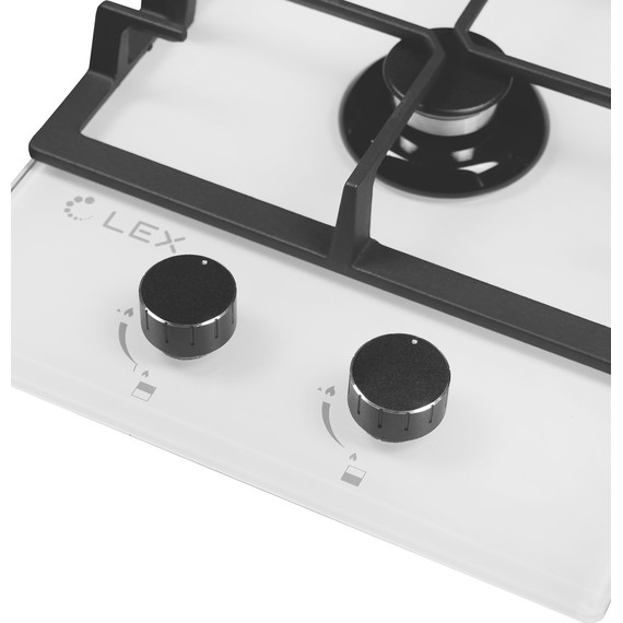 Газовая варочная поверхность Lex GVG 321 WH CHAO000204, Domino - фото 4