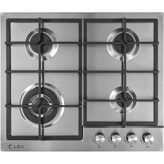 Газовая варочная поверхность Lex GVS 640 IX CHAO000327 - фото 