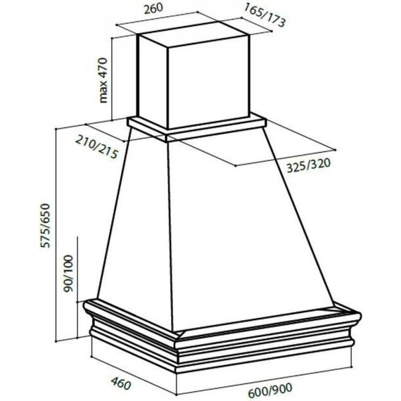 Вытяжка Lex Verona 600 Ivory RUVI000419 - фото 7