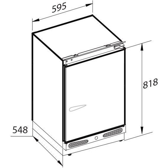 Встраиваемый холодильник Zigmund & Shtain BR 02 X - фото 8