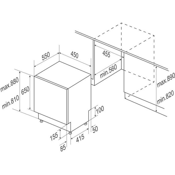 Встраиваемая посудомоечная машина Zigmund & Shtain DW 169.4509 X - фото 4