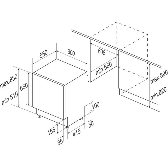 Встраиваемая посудомоечная машина Zigmund & Shtain DW 169.6009 X - фото 2