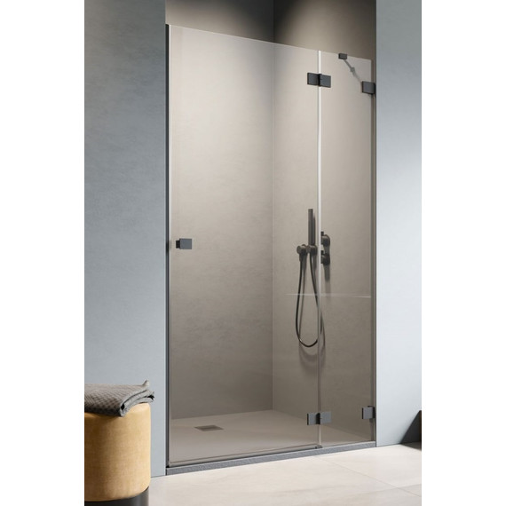 Душевая дверь Radaway Essenza Pro Black DWJ 90 см 10099090-54-01R, черный/прозрачное - фото 